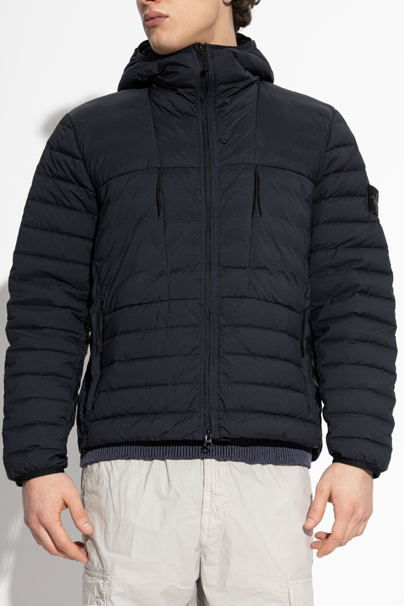Stone Island Down jacket with hood | Men's | Vitkac